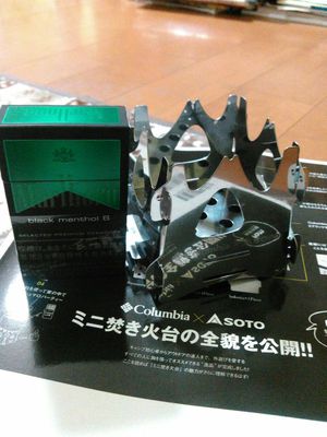 ミニ焚き火台、手に入れました ミニ焚き火台、手に入れました