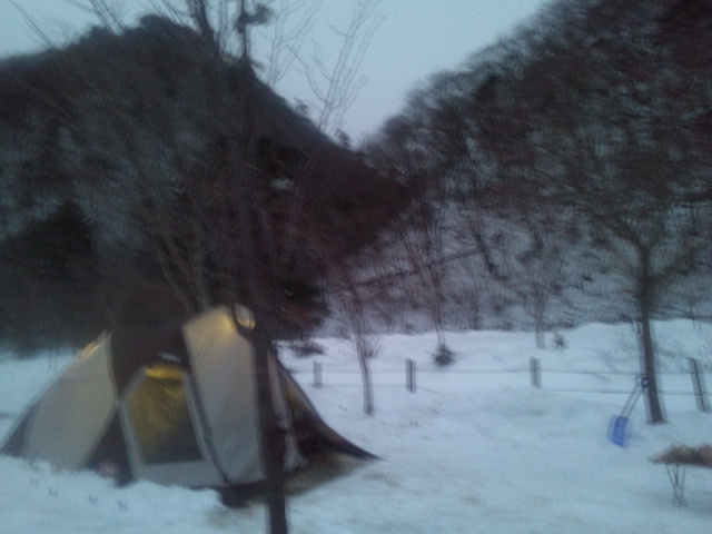 2018 雪中キャンプ in NASU-SHIOBARA スカートはしっかりペグ打たなくちゃ編