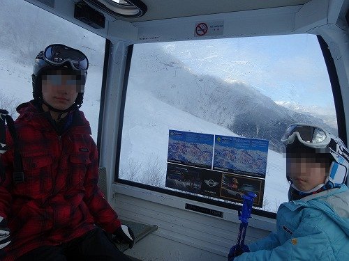 眼下に広がる雲海~そしてスキーへ