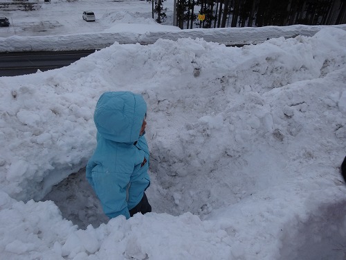 最後の締めは雪遊びっ!~そしてスキーへ
