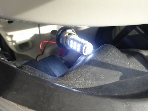 ポジション球をLEDにっ ポジション球をLEDにっ