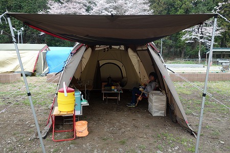 青野原お花見キャンプ 2016 初日 青野原お花見キャンプ 2016 初日