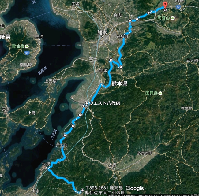 鹿児島からの帰り道…帰省完結編 鹿児島からの帰り道…帰省完結編