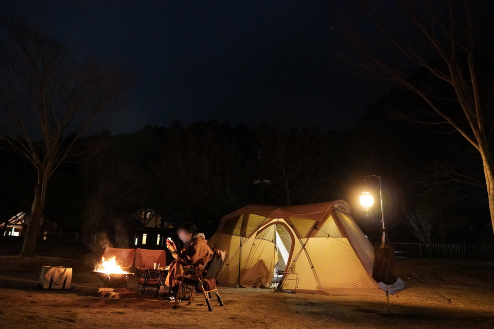 冬キャンプは抜群の高規格キャンプ場へ!!【青川峡キャンピングパーク】(3月7日~) 冬キャンプは抜群の高規格キャンプ場へ!!【青川峡キャンピングパーク】(3月7日~)