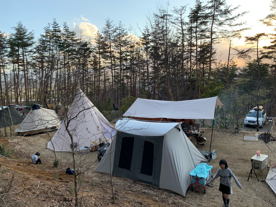 夜景と北アルプスを望むキャンプ場へ【まつもと里山キャンプ場】(3月20日〜) 夜景と北アルプスを望むキャンプ場へ【まつもと里山キャンプ場】(3月20日〜)