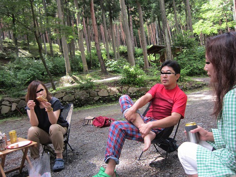 スペイン料理堪能キャンプin芦川キャンプ場（2014/6/27～29）