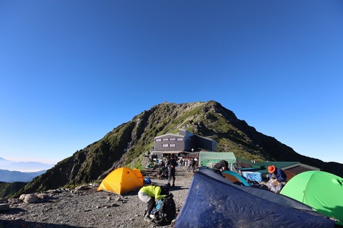北岳、間ノ岳縦走 最終日 北岳、間ノ岳縦走 最終日