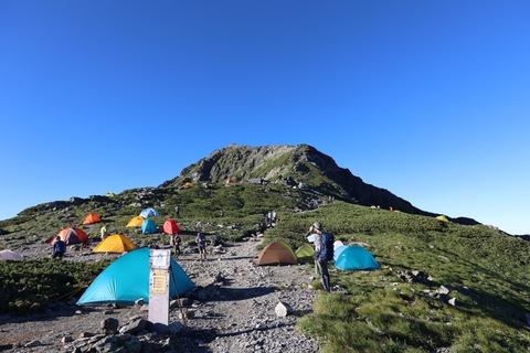 北岳、間ノ岳縦走 最終日 北岳、間ノ岳縦走 最終日