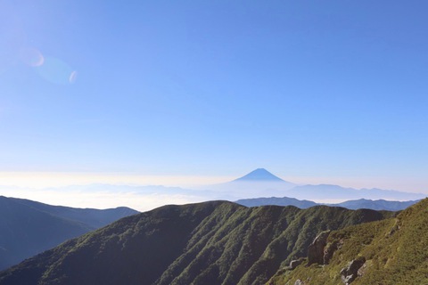 北岳、間ノ岳縦走 最終日 北岳、間ノ岳縦走 最終日