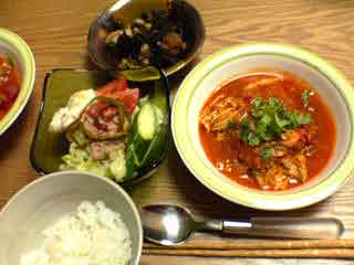 サバ トマト 煮