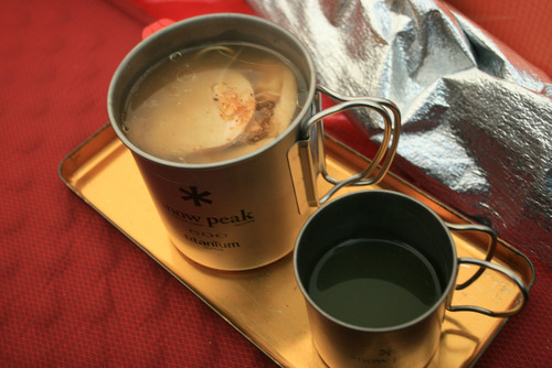 紅葉の個沢トレッキングⅣ 天空のカフェにようこそ
