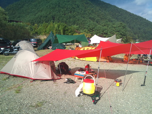 西湖自由キャンプ場