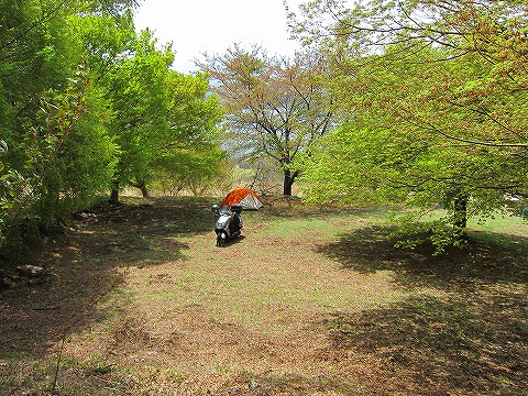 のんびりソロキャンプin明光山(GW3本目)