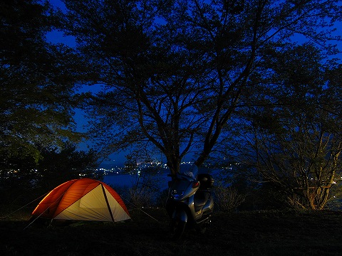 のんびりソロキャンプin明光山(GW3本目)