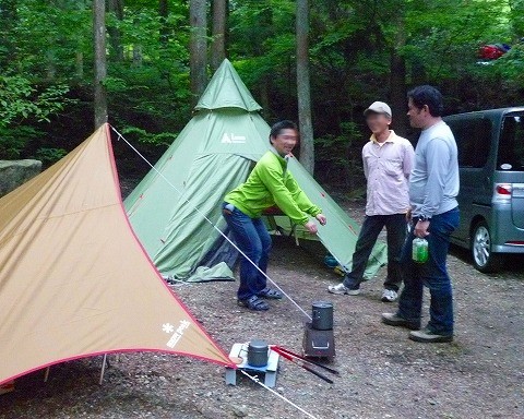 ソロキャン練習会リターンズin椿荘オートキャンプ場