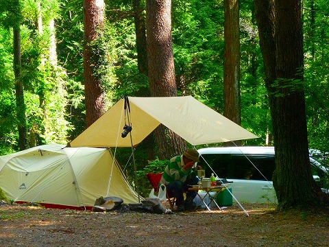 ソロキャン練習会リターンズin椿荘オートキャンプ場