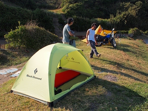 初秋のお手軽野営地 2012