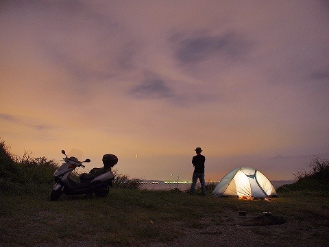 初秋のお手軽野営地 2012