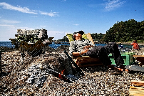 再び海へデイキャンプ ~5月~