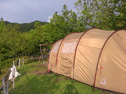 初めての雨キャンプ(*ω*)