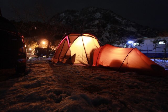 青川峡で大晦日前キャンプその2