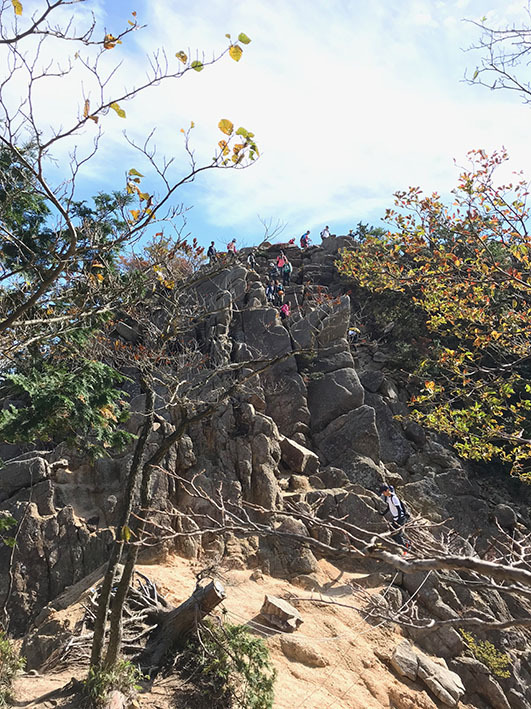 秋の御在所岳登山 秋の御在所岳登山