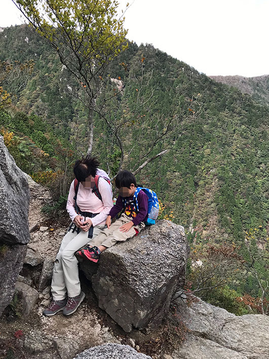 秋の御在所岳登山 秋の御在所岳登山