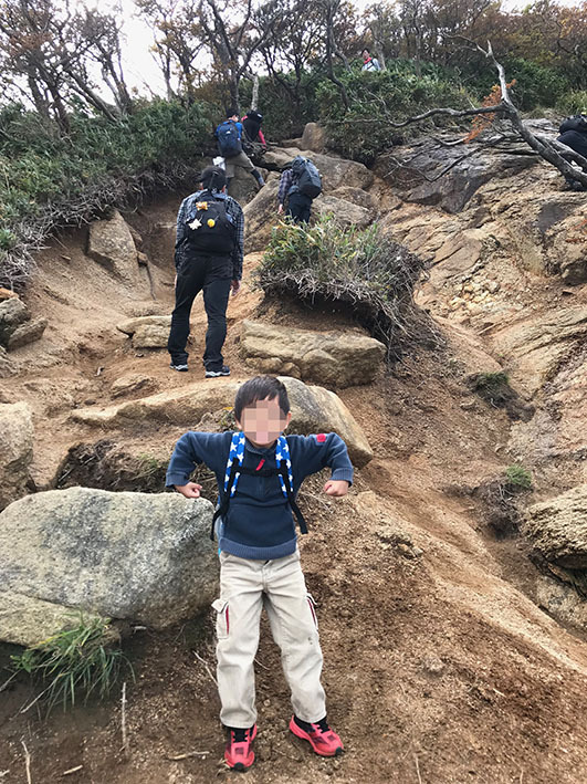 秋の御在所岳登山 秋の御在所岳登山