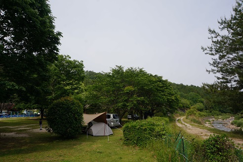 岩倉フォームパークキャンプ場初夏の夜な夜なキャンプ（2020.5.29-30）