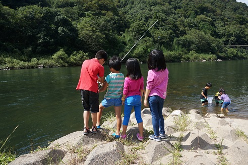 江の川カヌー公園さくぎ同級生キャンプ（2015.9.19-20）