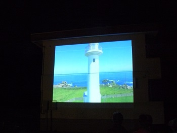 夜の鮫角灯台