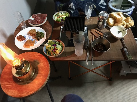 ベランダでキャンプ飯② ベランダでキャンプ飯②