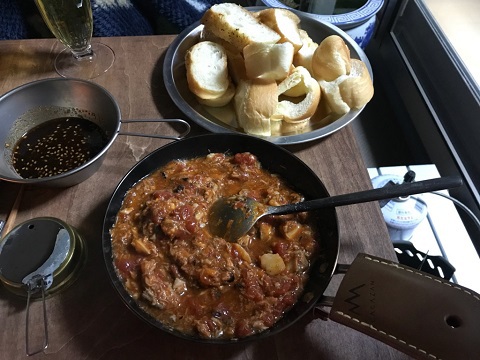 ベランダでキャンプ飯② ベランダでキャンプ飯②