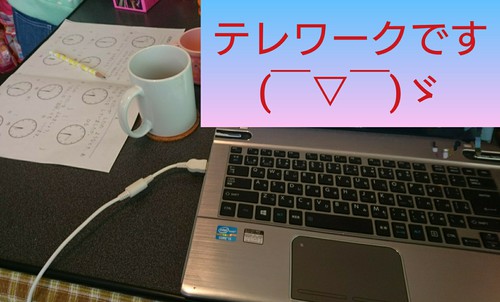 TELE WORK(;・∀・)だよ5WAH TELE WORK(;・∀・)だよ5WAH