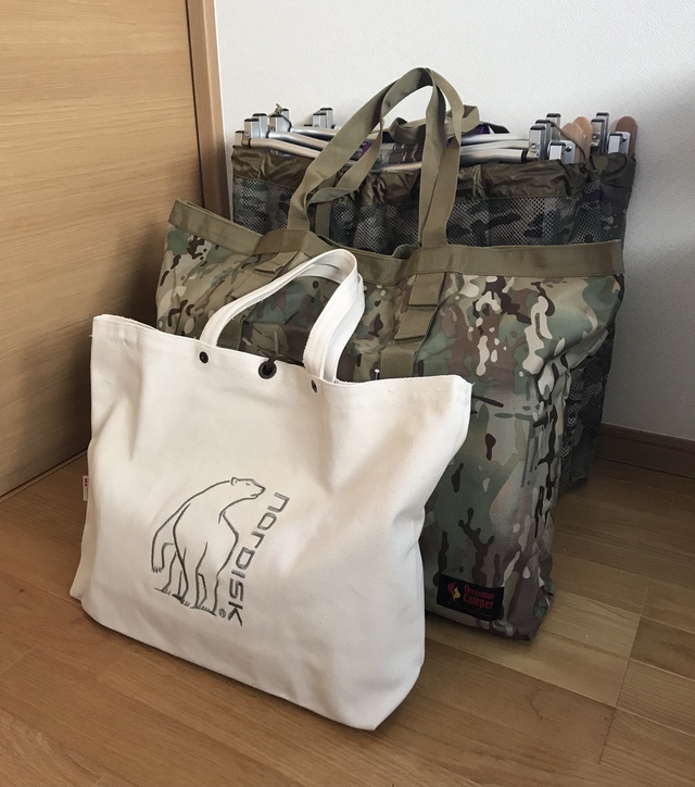 我が家のトートバッグ 我が家のトートバッグ