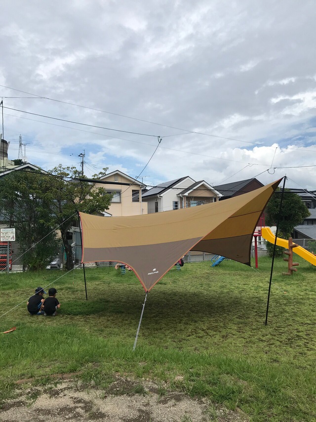 2019年9月 タープを張りました。 2019年9月 タープを張りました。