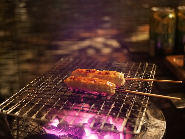 父の日のプレゼントでつくねを焼く。 父の日のプレゼントでつくねを焼く。