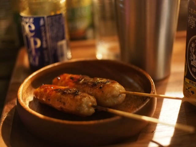 父の日のプレゼントでつくねを焼く。 父の日のプレゼントでつくねを焼く。