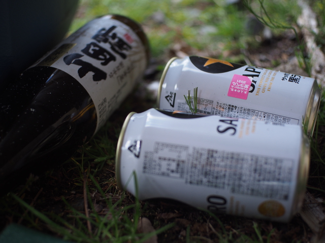 新緑の奥秋テント村~焚火と酒と煙草~ 新緑の奥秋テント村~焚火と酒と煙草~