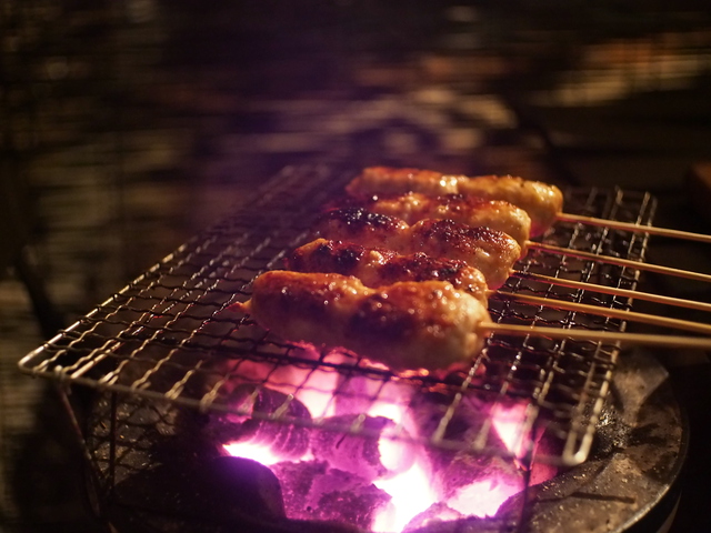 父の日のプレゼントでつくねを焼く。 父の日のプレゼントでつくねを焼く。