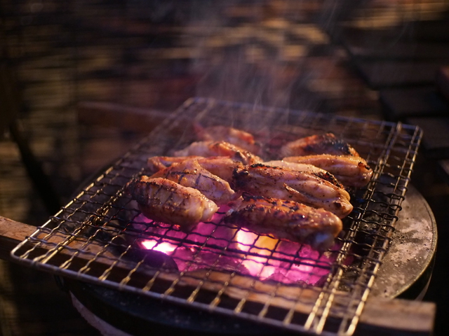父の日のプレゼントでつくねを焼く。 父の日のプレゼントでつくねを焼く。