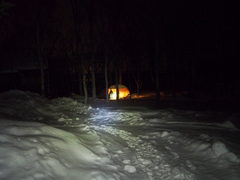 雪中キャンプ　第２弾　その２