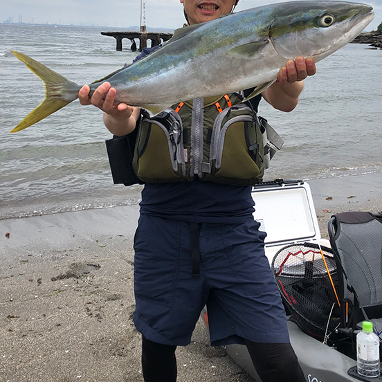 ワラサとバトル(Kayak43) ワラサとバトル(Kayak43)