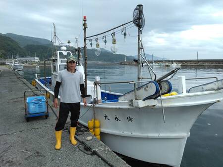 遊漁船倖永丸での船釣り。 遊漁船倖永丸での船釣り。
