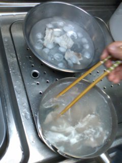 フクラギ(イナダ)のアラ煮