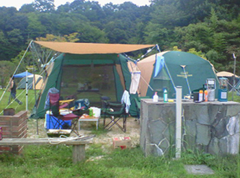 緑水湖オートキャンプ場（鳥取県）
