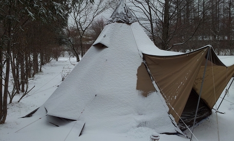 スウィートグラスでがっつり雪中キャンプ!