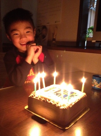長男7歳のお誕生日