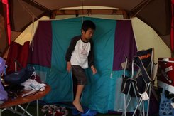 竜洋海洋公園オートキャンプ場2011-1 二日目