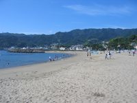 静岡県熱海市の長浜海水浴場